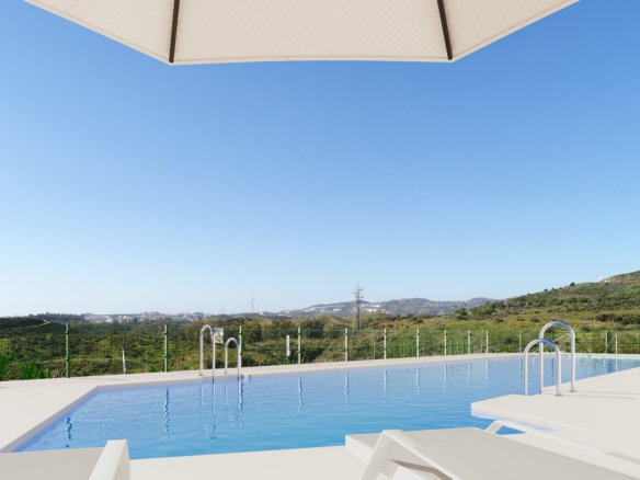 Modern apartment with sea views in Mijas Costa