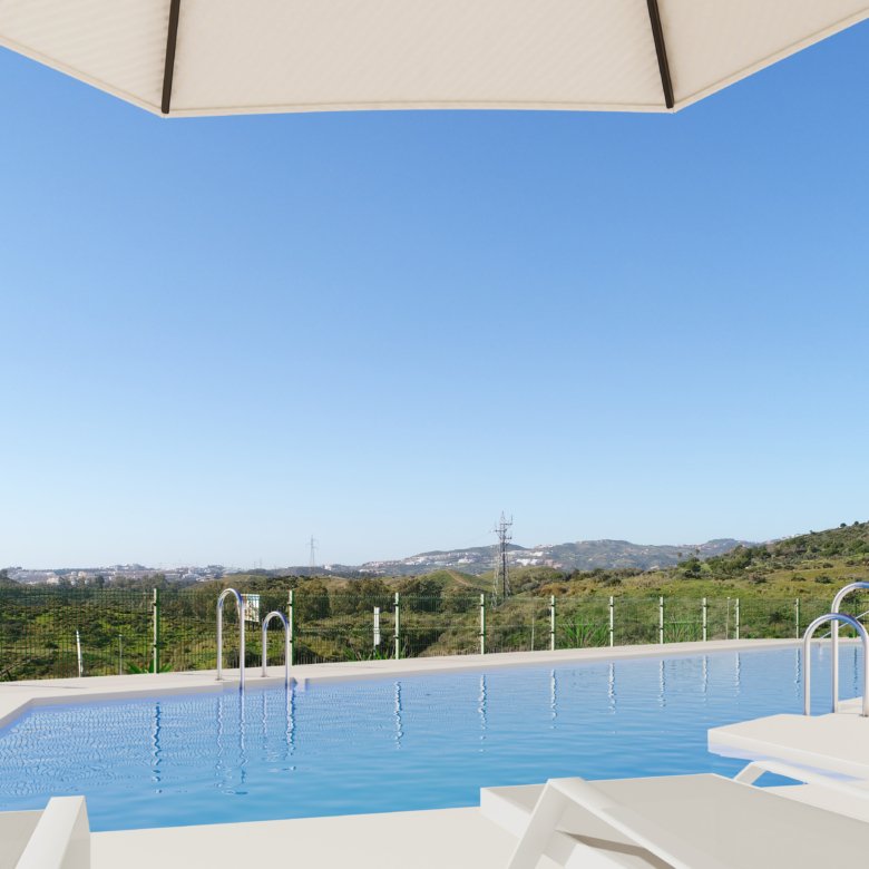 Modern apartment with sea views in Mijas Costa