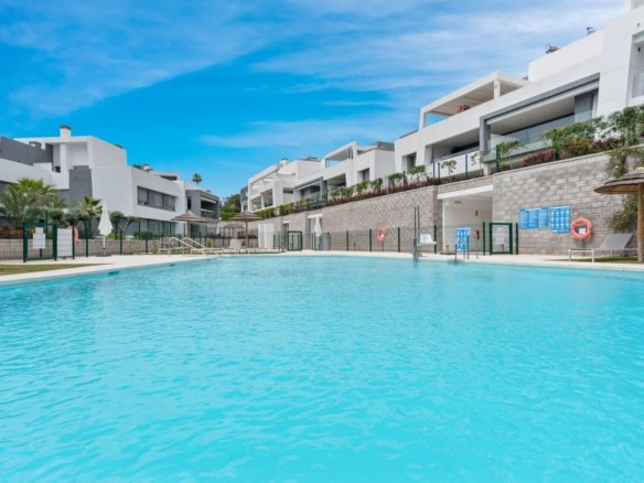 Modern penthouse terrace Estepona Costa del Sol