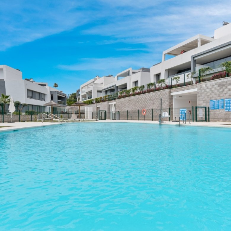 Modern penthouse terrace Estepona Costa del Sol